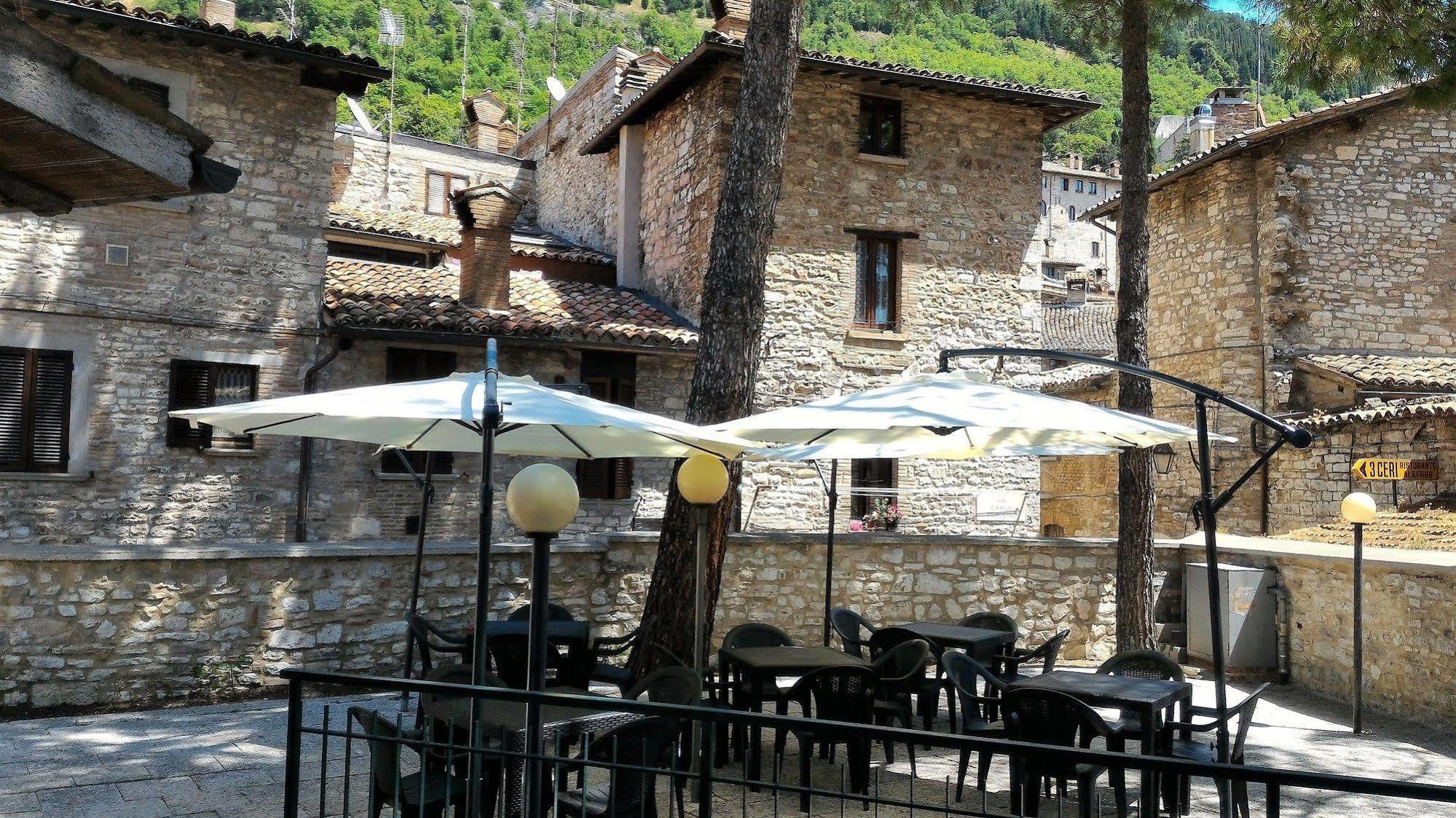 Hotel Tre Ceri Gubbio Dış mekan fotoğraf