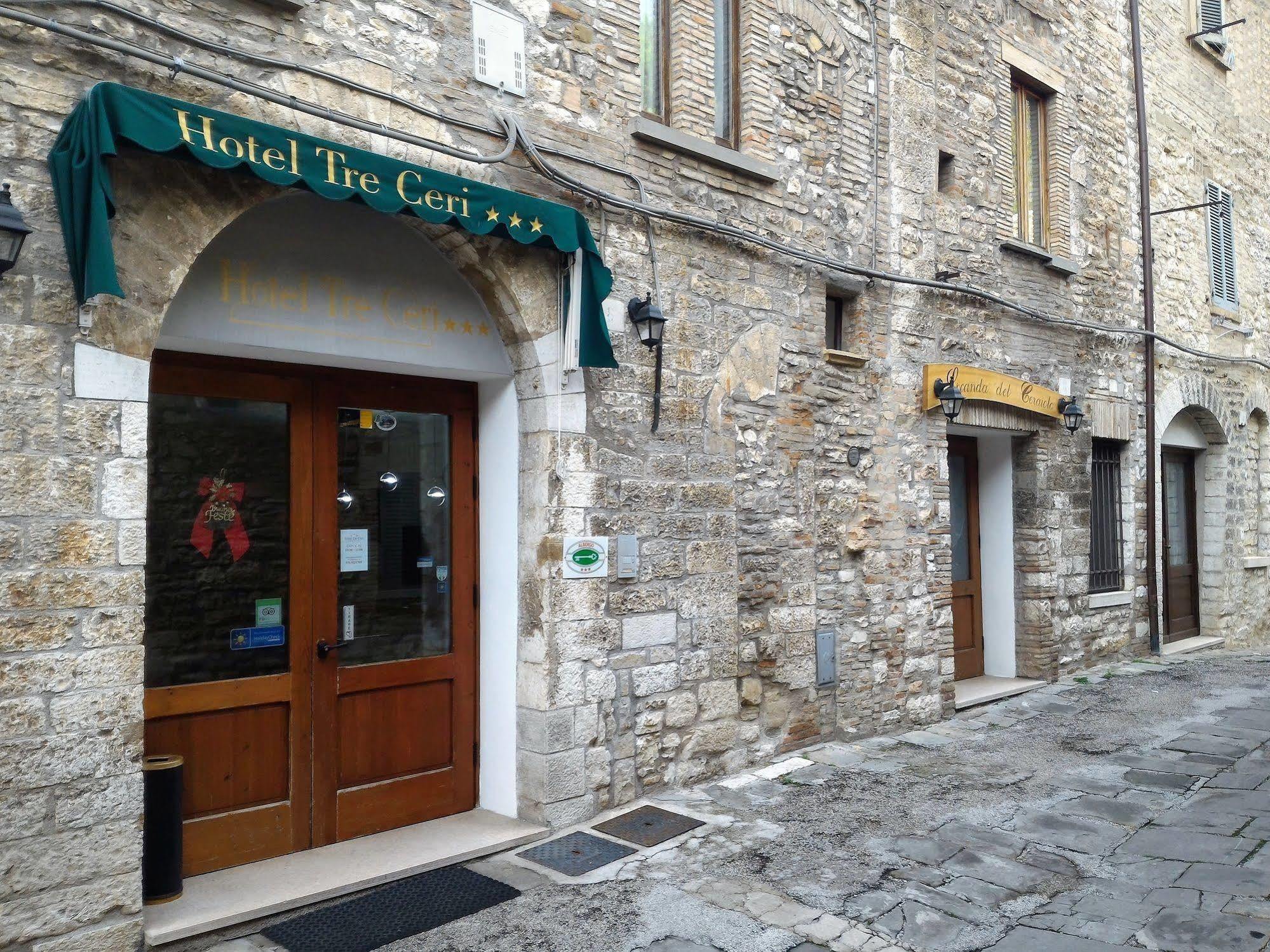 Hotel Tre Ceri Gubbio Dış mekan fotoğraf